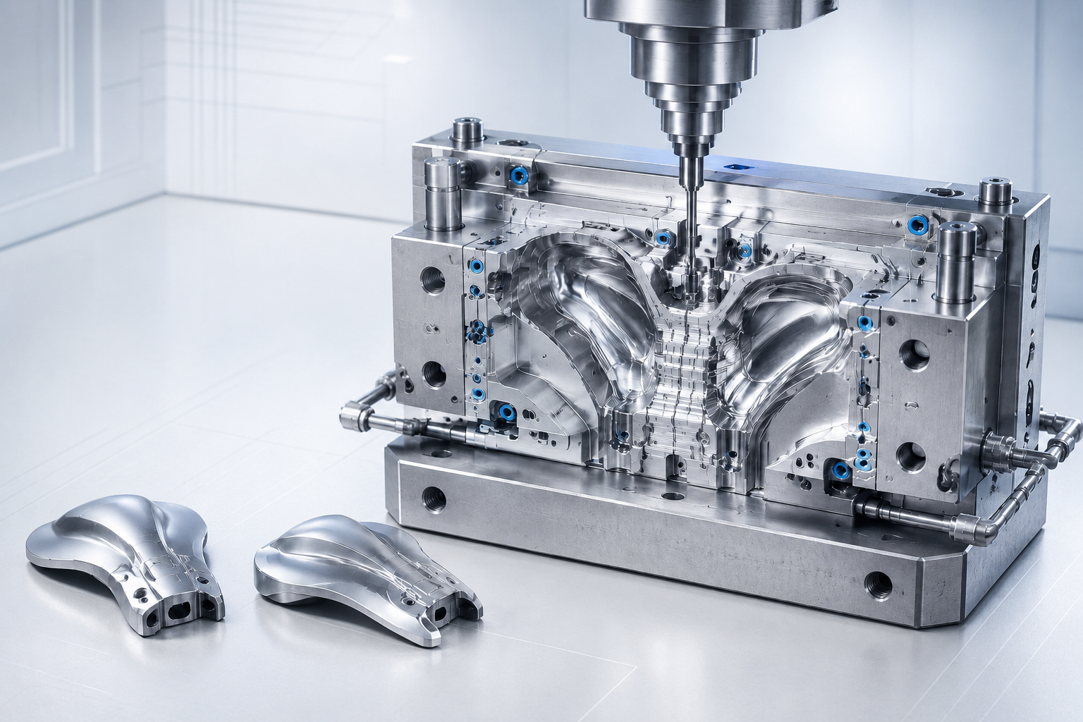 Precision mold engineering for amorphous alloy components