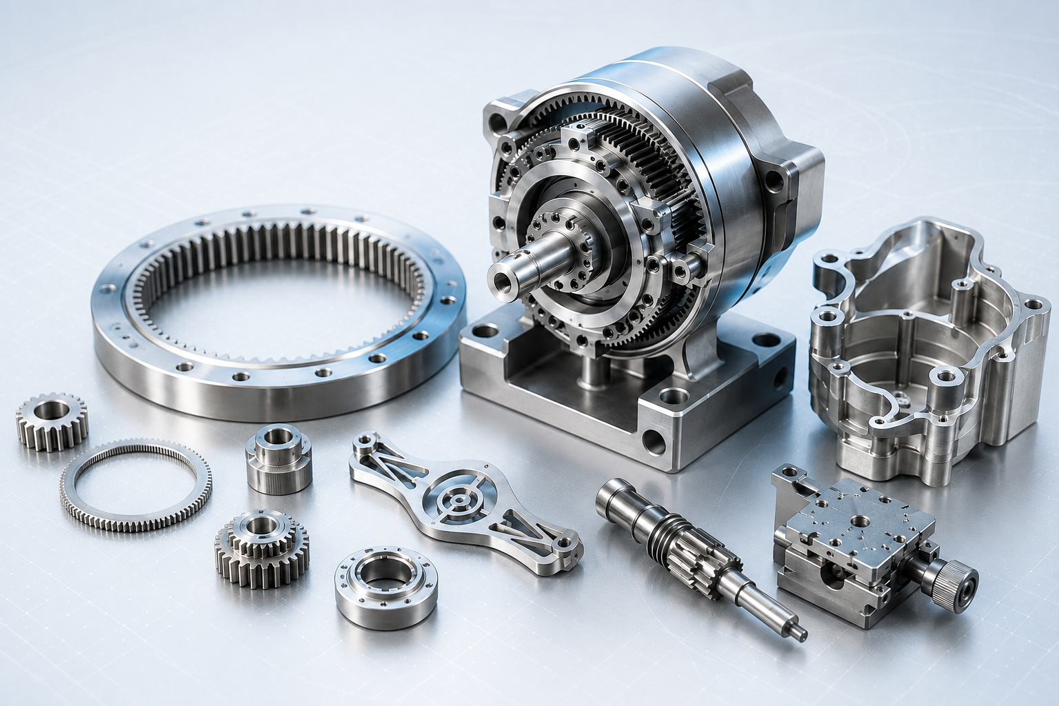 Amorphous alloy gears, precision mechanisms and complex components for precision machinery