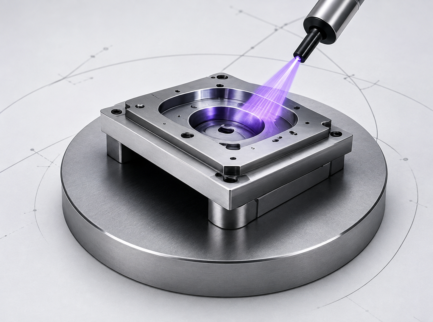 Surface treatment of an amorphous alloy mold
