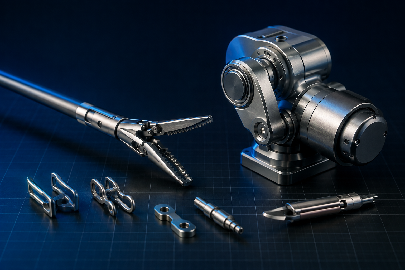 Precision medical instrument manufactured from advanced alloy