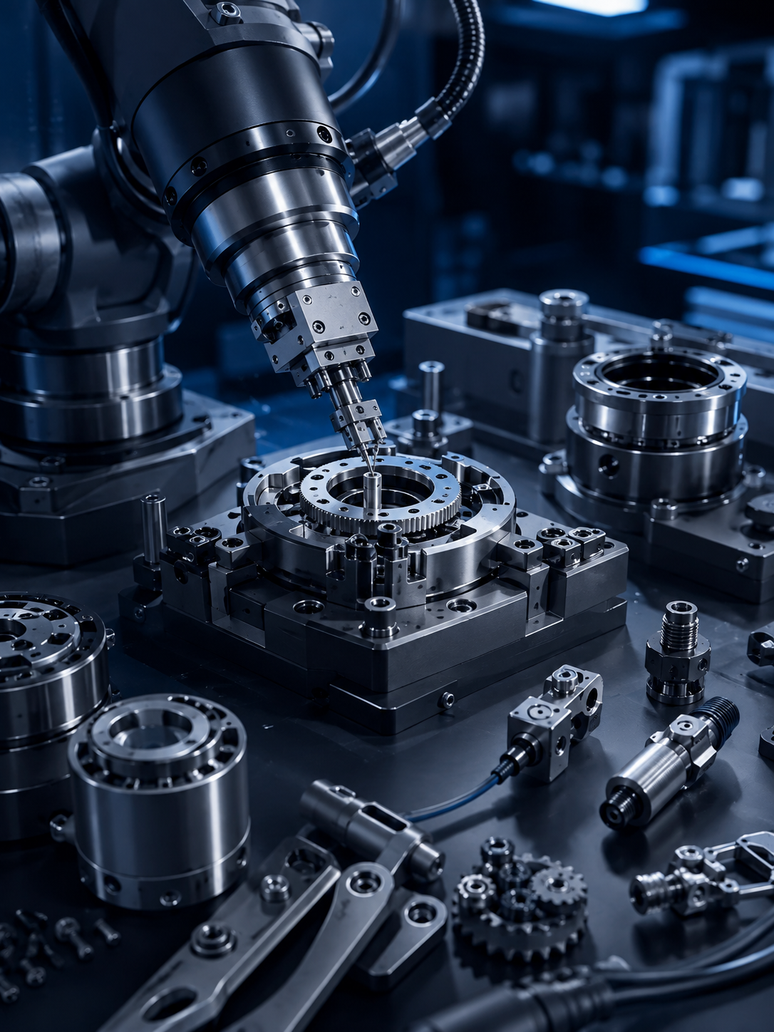 Amorphous alloy precision components for specialized industrial applications